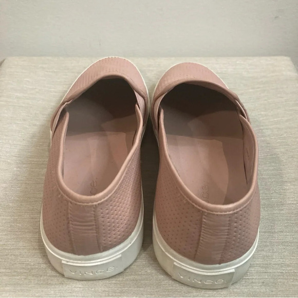 VINCE Sz 8 Blair Sneakers Perforated leather Slip-on Design Rubber Sole Loafers - Picture 8 of 10